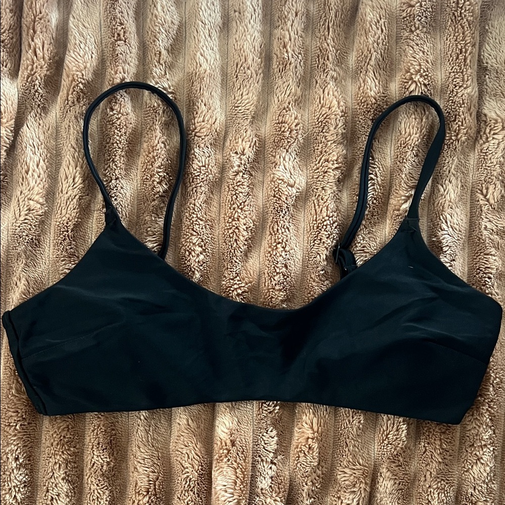 Aerie Black Bikini Top